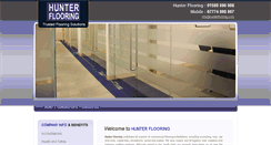 Desktop Screenshot of hunterflooring.com